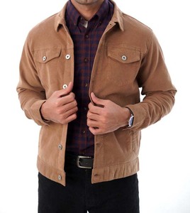 Chaquetas de mezclilla Lisas para hombre al por mayor de tendencia superior Chaquetas de mezclilla de calidad superior al por mayor para servicio OEM en línea - Product Image 1