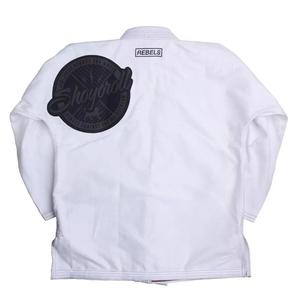 Kimono de Jiu Jitsu Profesional Shoyoroll Negro de Última Tendencia para Competición, Venta al por Mayor, Kimono Shoyoroll Personalizado para Entrenamiento de Artes Marciales - Product Image 6