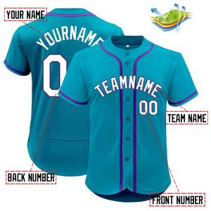 Maillot de baseball bouton complet personnalisé sublimé maille chemise jeunesse Softball uniforme broderie séchage rapide matériel sergé équipe USA - Product Image 4