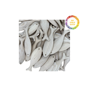 Peces de madera rústica, decoración ecológica al por mayor para tiendas de regalos y recuerdos - Product Image 2