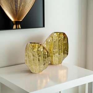 Vase à fleurs en métal en aluminium minimaliste moderne le plus vendu - Product Image 1