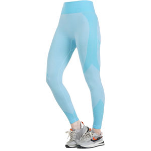 Vente en gros Leggings de yoga taille haute super doux pour femmes Leggings de yoga taille élastique pour femmes avec motif solide - Product Image 1