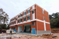 Kit de structure en acier préfabriqué pour immeuble de bureaux, immeuble commercial multi-étages, appartement et école de grande hauteur