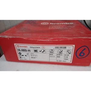 COPPIA DI DISCHI FRENO ANTERIORI MERCEDES Classe C Berlina W202 (93>97) 09.4869.44 Benzina - Product Image 4