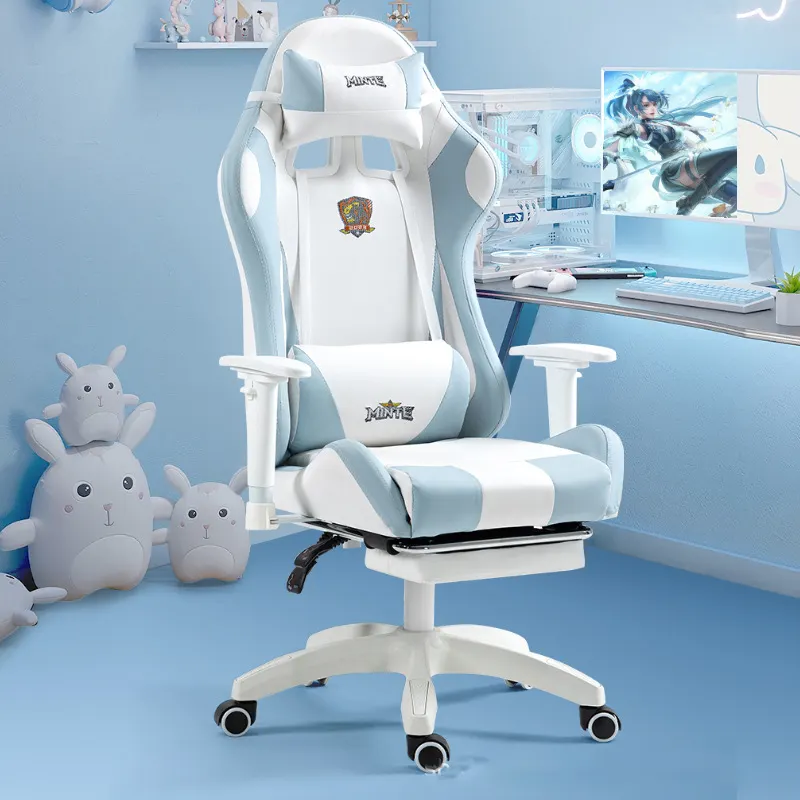 Chaises de jeu ergonomiques chaises d'ordinateur confortables pour la maison dortoirs chaises d'apprentissage inclinables et élévatrices