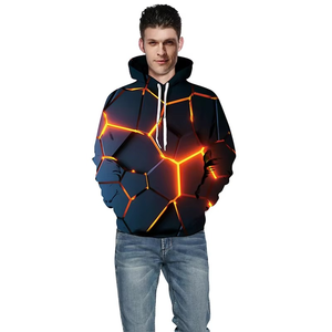 Sweat à capuche pour hommes à prix raisonnable Top Produit Sweats à capuche pour hommes Streetwear Sablimation Pull à capuche avec poche kangourou - Product Image 4