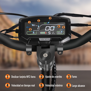 Năng lượng hiệu quả E-Scooter với tái tạo hệ thống phanh cho mở rộng Tuổi thọ pin NFC chức năng hiển thị điện xe tay ga - Product Image 5