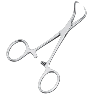 คีมผ้าเช็ดตัวหลังผ่าตัดสแตนเลสแบบแมนนวลเครื่องมือผ่าตัดพื้นฐานของเครื่องมือผ่าตัด - Product Image 1