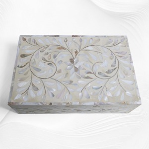 Direct de l'usine mère de perle cadeau rectangle boîte de rangement grande qualité capiz perles coquille boîtes - Product Image 2