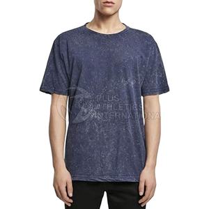 Camiseta de Diseñador Extra Grande Personalizada para Hombre, Camiseta Vintage con Lavado Ácido, Camiseta de Algodón Grueso para Hombre - Product Image 2