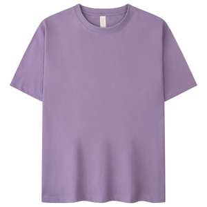 Camiseta blanca Lisa para hombre al por mayor, camisetas de gran tamaño en blanco con hombros caídos, Camiseta de algodón 100% personalizada, Camiseta de algodón de 205g - Product Image 1