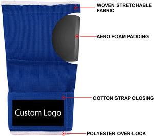 ถุงมือ MMA แบบหนาพิเศษ ทำจากผ้าฝ้ายผสมนีโอพรีน สีตามสั่ง ราคาสมเหตุสมผล รับทำโลโก้ สวมใส่สบาย เหมาะสำหรับฝึกซ้อมและต่อยมวย - Product Image 5