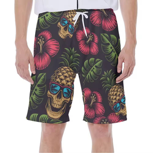 Customized Solid Casual Swim Shorts for <b>Men</b> Beach Swim <b>Trunks</b> Summer Board Heat-Transfer Printing - Product Image 1