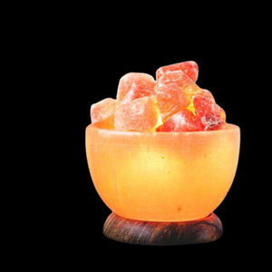 Lampes de sel de l'Himalaya en forme de maison au design avec logo personnalisé Lampes de sel rose pur pour décoration de maison - Product Image 1