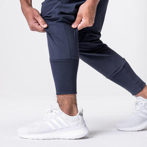Pantalones Deportivos Casuales para Hombre, de Lona con Forro Polar, Cierre con Cordón, para Gimnasio, Entrenamiento, Ecológicos, 100% Algodón - Product Image 3