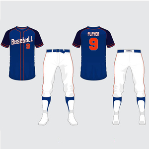 Pro Team Baseball Jersey Set Unisexe Jeunes Baseball Chemises et Pantalons Conception Personnalisée Softball Uniforme 2 Pièces Ensemble - Product Image 4