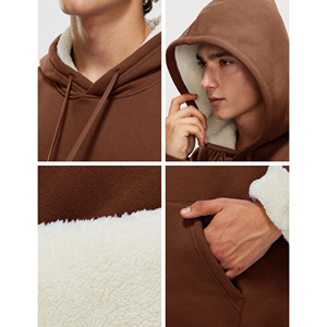 Sweats à capuche en molleton de coton de qualité supérieure pour hommes Sweats à capuche pour femmes à la mode avec nœud Accent Sweats doux et élégants - Product Image 6
