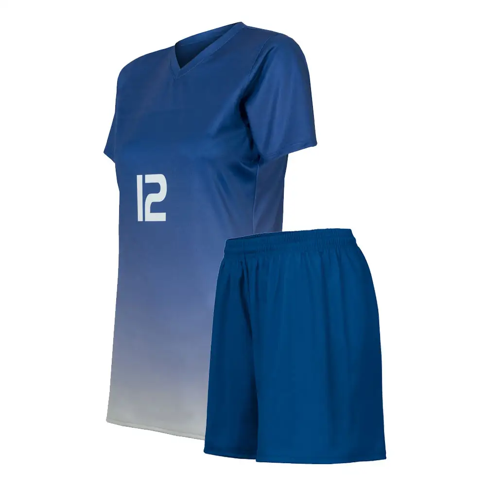 Set di uniformi da calcio vendita diretta in fabbrica calcio Retro Oem Soccer Women Uniform Football Training Jersey Shorts