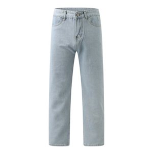 Noir gris Denim jean pantalon hommes automne noir bleu foncé droite hommes jean pantalon classique Caaual coton Stretch - Product Image 6