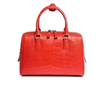 Boston University Boston Crocodile Épaule Sac à main Femme