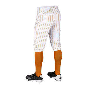 Pantalones de Béisbol Unisex de Alto Rendimiento para Béisbol/Sóftbol, Transpirables, que Absorben la Humedad, de Secado Rápido, con Estampado de Rayas por Sublimación - Product Image 4