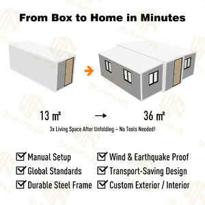 Casa Prefabricada Modular <span class=keywords><strong>de</strong></span> Instalación Rápida, Vivienda Industrial <span class=keywords><strong>de</strong></span> 20 pies, Casas Prefabricadas para Sitio <span class=keywords><strong>de</strong></span> Minería en Chile - Product Image 5