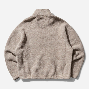 2026 High Quality Mohar fabric <b>men's</b> <b>Half</b> Zipper Sweatshirt Stand Collar Plush Sweatshirt <b>Jacket</b> Coat - Product Image 2