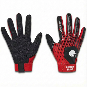 Guantes de Bateo de Béisbol con Logotipo de Diseño Personalizado Duraderos, Guantes de Bateo de Softbol Profesionales Transpirables Antideslizantes al por Mayor - Product Image 1