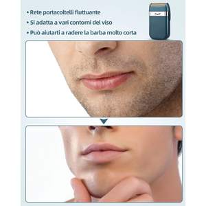 Afeitadora Eléctrica 5 en 1 para Hombre, Carga Rápida, Pantalla LED, Fácil de Usar, Afeitadora Facial - Product Image 6