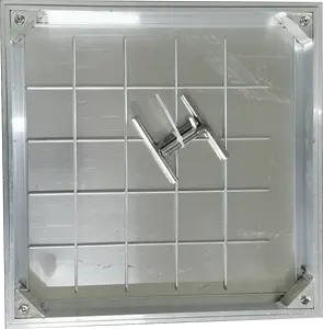 Square Septic Tank Road Outdoors Aluminum Metal Manhole Cover 40x40 Price With Locking System