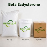 Poudre de bêta-ecdystérone, extrait naturel de plante, 95 % de qualité alimentaire, extrait de Cyanotis Arachnoidea en poudre pour l'industrie alimentaire et les compléments alimentaires