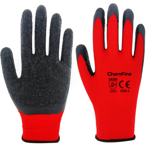 Gants de sécurité en nitrile pour hommes avec texture intégrale et doublure en polyester pour une protection accrue - Product Image 3