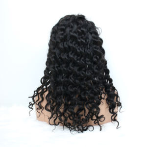 Pour les perruques de cheveux humains Lace Frontal Transparent Kinky Straight et Natural/Water Wave Deep and Natural Wave Styles 180-250% Densité - Product Image 1