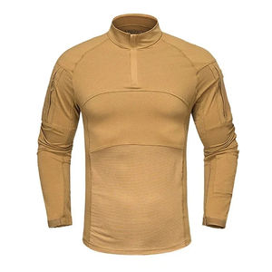 Camiseta Táctica de Senderismo para Hombre, Algodón y Poliéster, Multicam, Manga Larga, Uniforme, Ropa de Exterior con Color y Talla Personalizables - Product Image 2