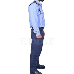 Uniforme de sécurité pour hommes à manches longues et boutonnées, personnalisé, haute qualité, faible MOQ, nouveau style, étiquettes OEM, polyester/coton, 2025 - Product Image 6