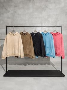 Sweat-shirt vintage lourd pour homme, sweat-shirt délavé à l'acide, sweat-shirt à imprimé gonflé, sweat-shirt personnalisé 100% coton, luxe, 450 g/m², tissu éponge français - Product Image 5