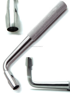 Poinçon tissulaire manuel chirurgical de précision mondiale, courbé 5mm/100MM, instruments chirurgicaux dentaires de qualité supérieure en acier inoxydable - Product Image 4