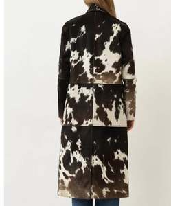 Vêtements d'hiver pour femmes, manteaux longs, design et couleurs personnalisés, meilleur prix de gros, matière en coton et laine, respirant, coupe décontractée - Product Image 3