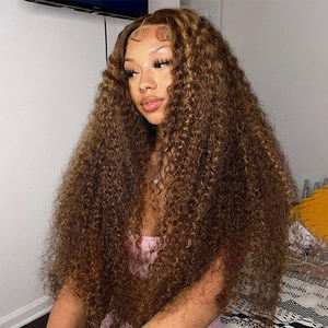 วิกผมไฮไลท์ผมหยิกหยักศกแ<span class=keywords><strong>บ</strong></span><span class=keywords><strong>บ</strong></span> HD วิกผมมนุษย์สีไฮไลต์แ<span class=keywords><strong>บ</strong></span><span class=keywords><strong>บ</strong></span><span class=keywords><strong>ลอน</strong></span>วิก<span class=keywords><strong>ผม</strong></span>ด้านหน้าแบ<span class=keywords><strong>บ</strong></span>เปียกขนาด13X6เป็น<span class=keywords><strong>ลอน</strong></span> - Product Image 3