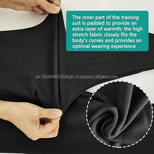 Waseem Impex Pantalon d'entraînement de patinage artistique Vestes Filles Polaire Brillant Diamant Coloré Fille Confortable Survêtement Chaud - Product Image 4