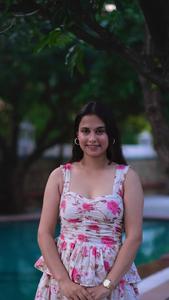 Mini vestido de noche floral de algodón plisado estampado de talla grande Casual elegante Sexy fiesta Vintage Boho - Product Image 3