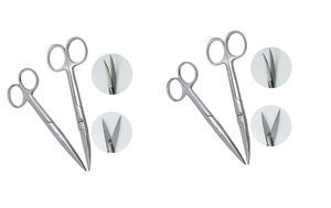 Tijeras Quirúrgicas Profesionales de 16.5cm para Suministros Hospitalarios, Hoja Recta de Corte Inverso, Acero Inoxidable, Herramienta de Grado Médico - Product Image 2