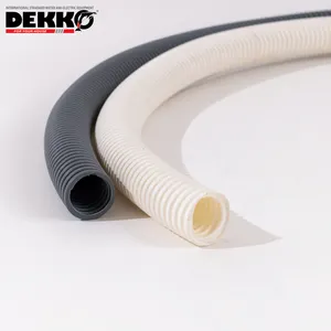 DEKKO Accessories Corrugated PVC Flexible Conduit Flexible Plastic conduit Rigid Conduit Made In Vietnam
