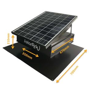 Systèmes de ventilation à énergie solaire Ventilateurs solaires éconergétiques Ventilateur d'extraction de grenier solaire Système de ventilation de toit solaire - Product Image 3