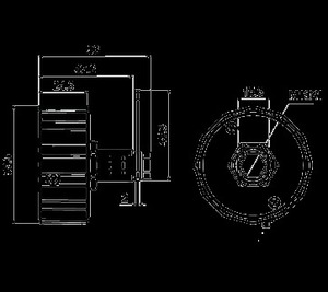 Candado mecánico Circular con contraseña para muebles, cerradura de armario con llave principal - Product Image 2