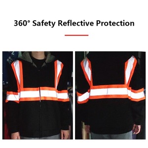 Vêtement de travail industriel à haute visibilité avec logo personnalisé, veste de travail d'hiver à haute visibilité, veste de sécurité réfléchissante pour les travailleurs - Product Image 3