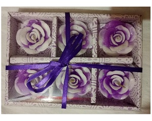 Velas de alta gama con aroma perfecto para regalar, spas, bodas y decoración de eventos velas de flores de alta exigencia - Product Image 1