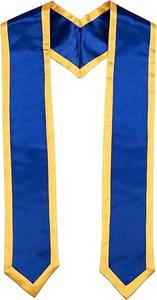 Estola de Graduación Clásica Newrara Deluxe Unisex para Adultos, Lisa, con Ribete, 72 Pulgadas de Largo - Product Image 3