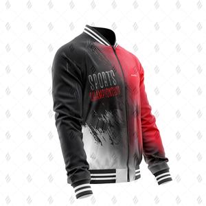 Veste universitaire pour homme de qualité supérieure avec col montant, tissu polaire épais prêt pour l'hiver, coupe décontractée, fermeture éclair, vente en gros - Product Image 4