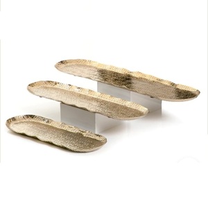 Royal Looking Hotel Restaurants Traiteur Usage de service Style unique Fête de mariage Décoration de table Traiteur Plateau de service - Product Image 5